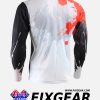 FIXGEAR BM-4401 Casual Men’s long  sleeve jersey 1/4 zip-up T-Shirt  2