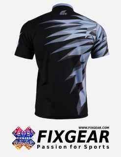 FIXGEAR BM-5902 Casual Men's short sleeve jersey 1/4 zip-up T-Shirt