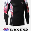 FIXGEAR C2L-B19R Compression Base Layer Shirt