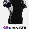 FIXGEAR C2S-B17 Compression Base Layer Shirt Short Sleeve