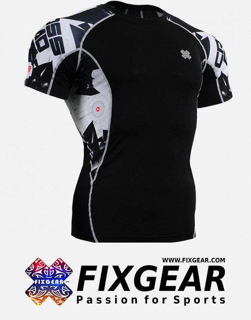 FIXGEAR C2S-B17 Compression Base Layer Shirt Short Sleeve  1