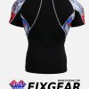 FIXGEAR C2S-B19R Compression Base Layer Shirt Short Sleeve  2