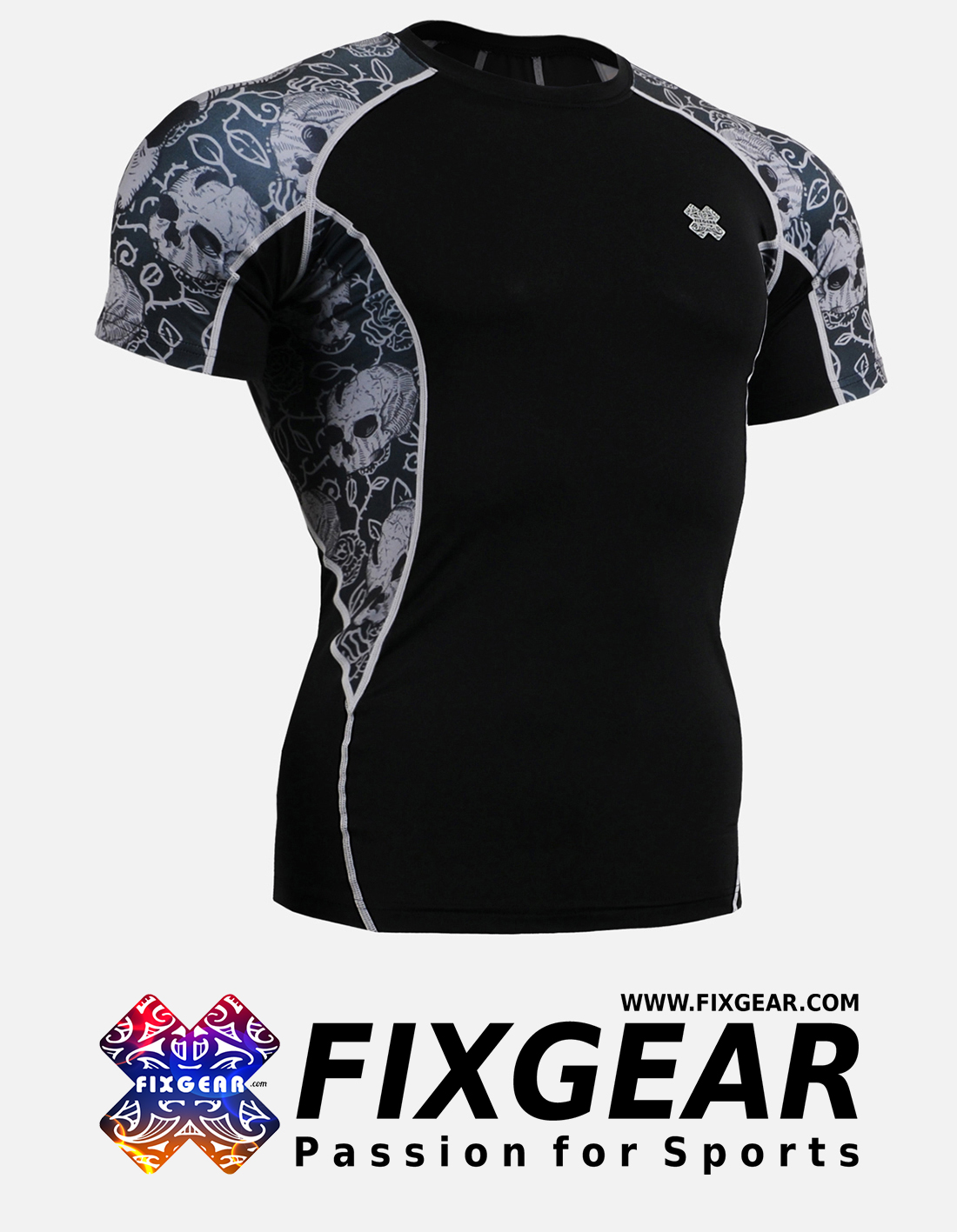 FIXGEAR C2S-B40 Compression Base Layer Shirt Short Sleeve