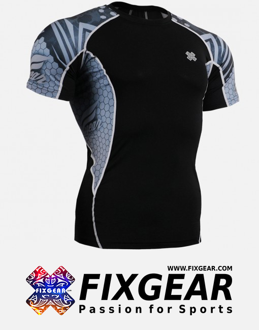 FIXGEAR C2S-B41 Compression Base Layer Shirt Short Sleeve  1
