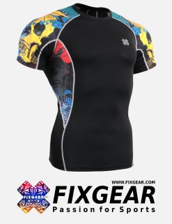 FIXGEAR C2S-B46 Compression Base Layer Shirt Short Sleeve