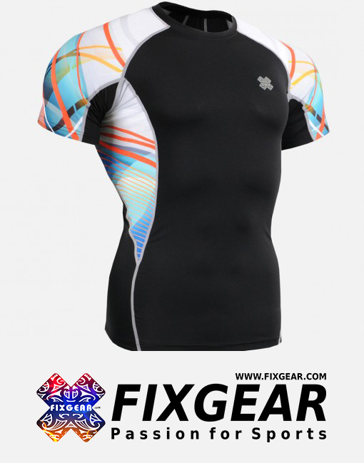 FIXGEAR C2S-B49 Compression Base Layer Shirt Short Sleeve  1
