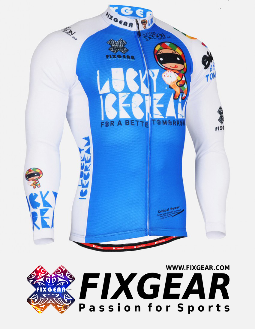FIXGEAR CS-31B1 Men’s Cycling  Jersey Long Sleeve 1