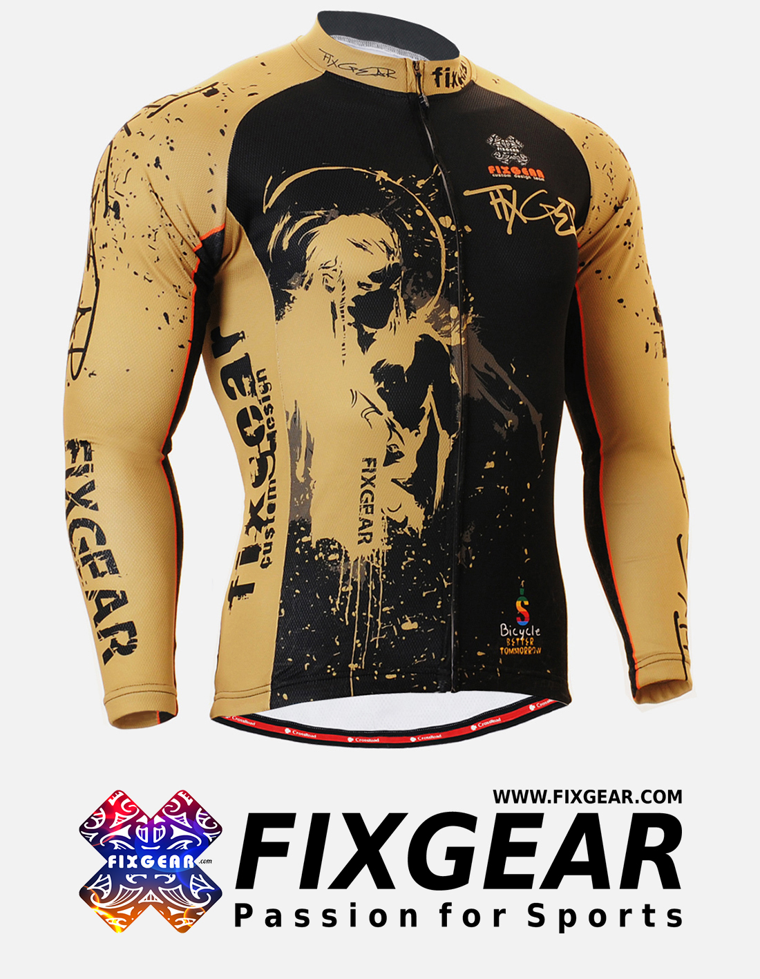 FIXGEAR CS-3201 Men's Cycling  Jersey Long Sleeve