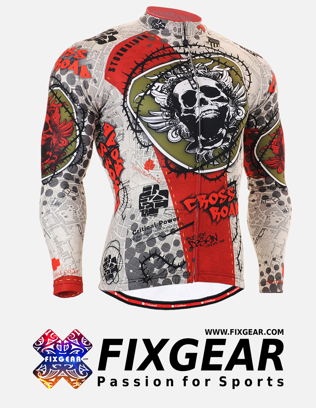 FIXGEAR CS-501 Men's Cycling  Jersey Long Sleeve