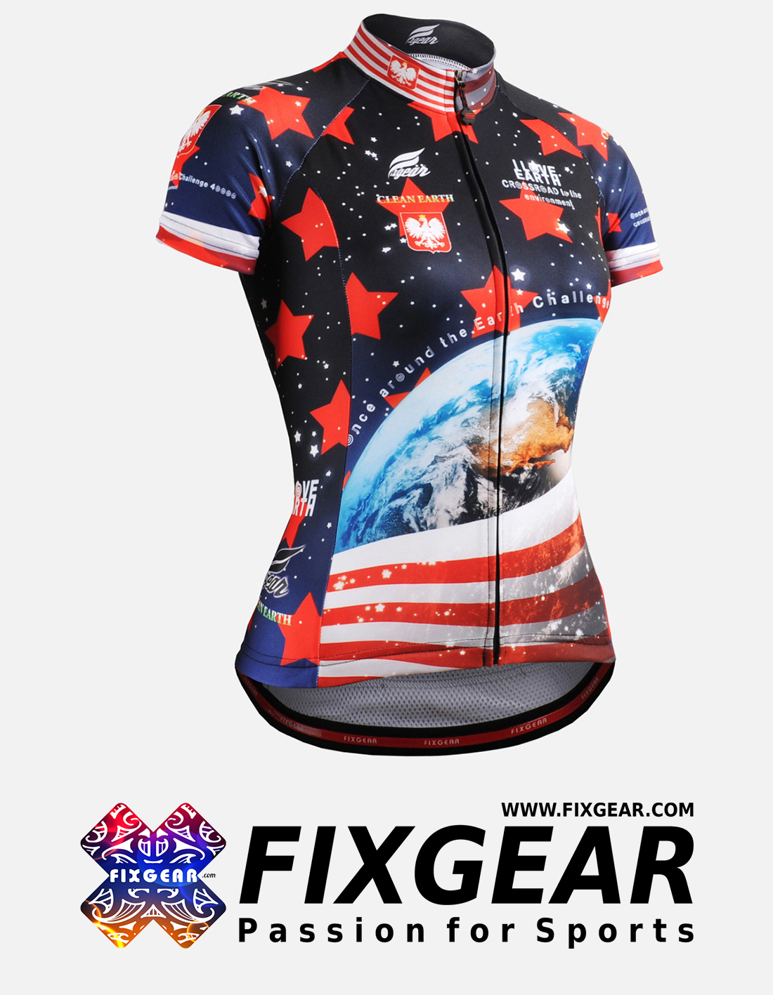 FIXGEAR CS-W1002 Women's Short Sleeve Jersey