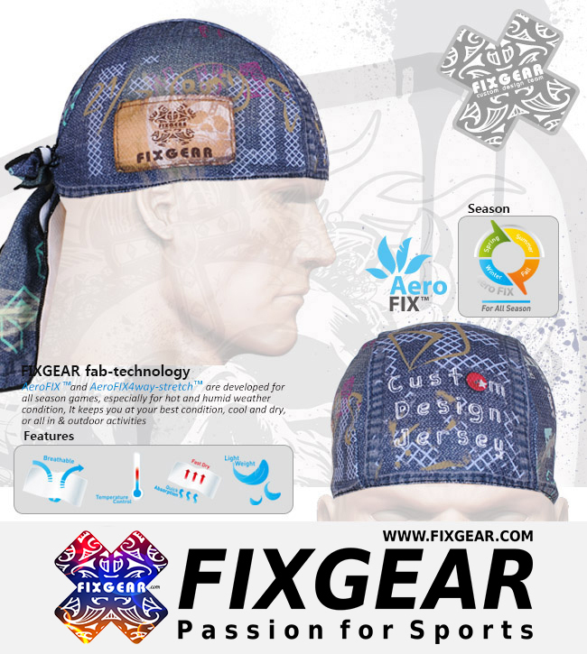 FIXGEAR D-15 Cycling Skull cap, Bandana