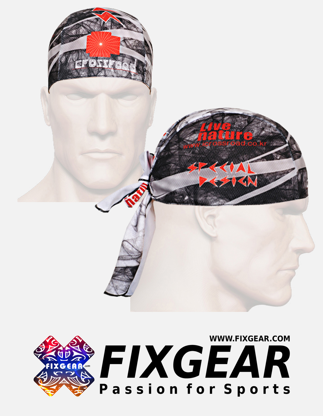 FIXGEAR D-21 Cycling Skull cap, Bandana