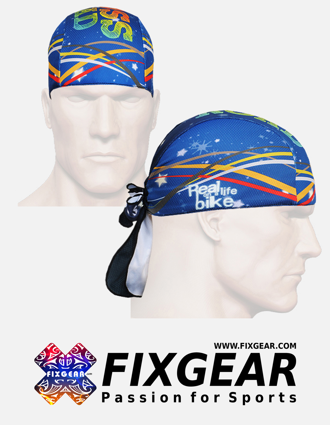 FIXGEAR D-23 Cycling Skull cap, Bandana