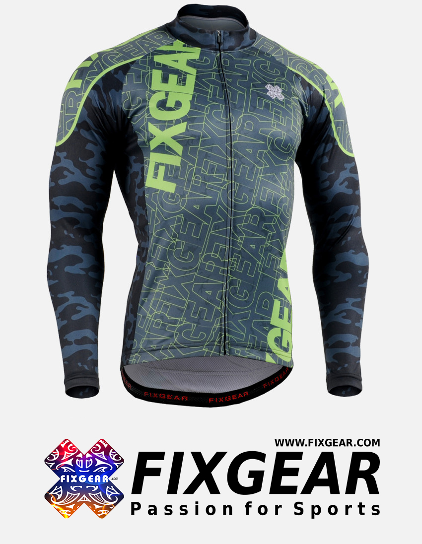 FIXGEAR H1-1 Men’s Cycling Jersey Long Sleeve 1