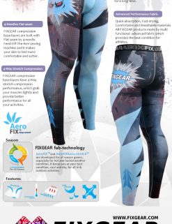 FIXGEAR FPL-78 Compression Leggings Under Training Tights Base layer Pants MMA