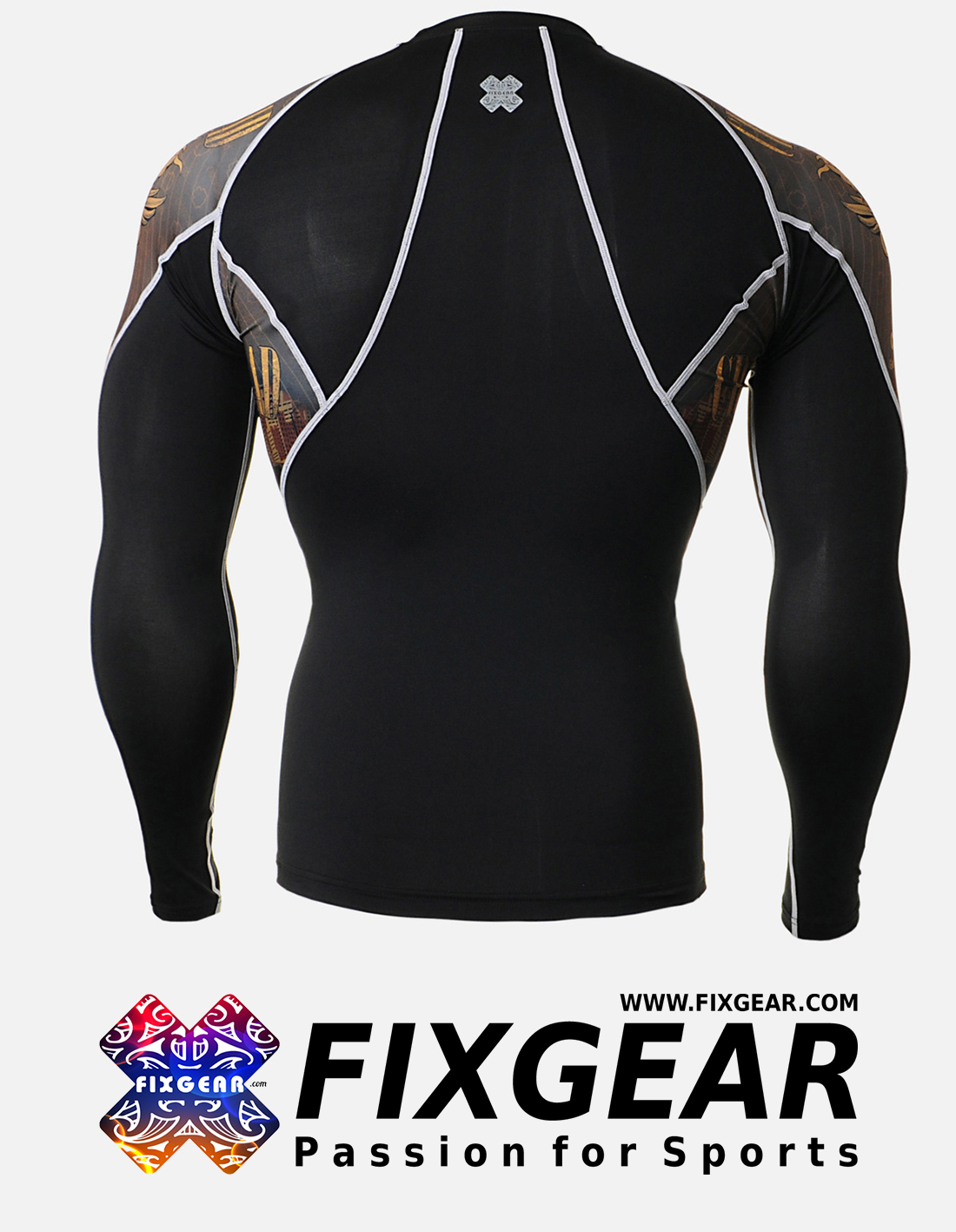 FIXGEAR C2L-B27 Compress Black Shirt - Image 2