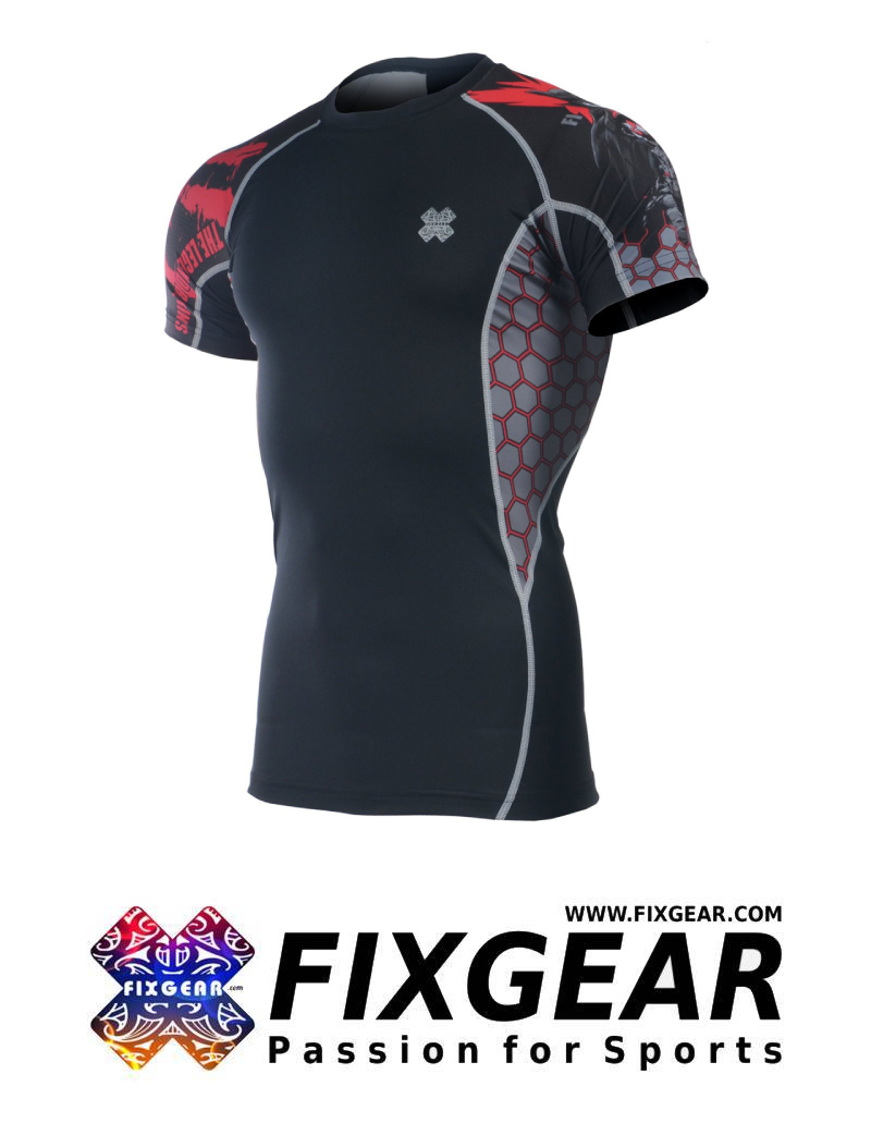 FIXGEAR C2S-BH4 Compression Base Layer Shirt Short Sleeve