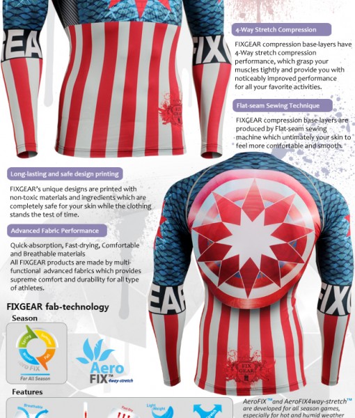 FIXGEAR CFL-37 Skin-tight Compression Shirt - Image 3
