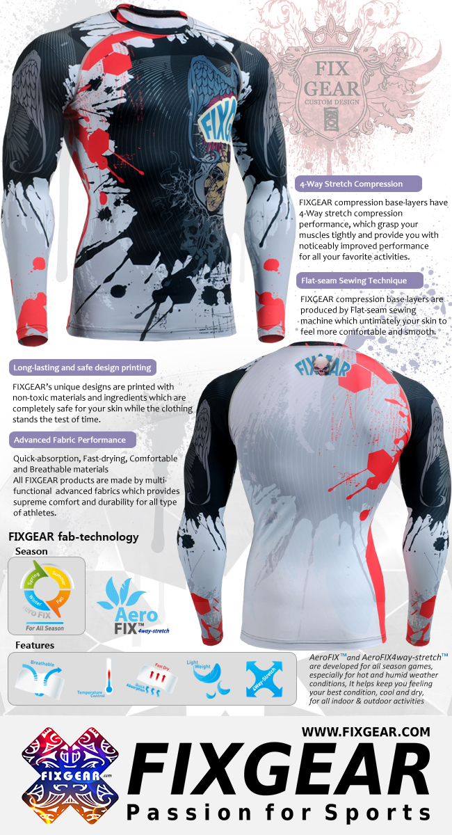 FIXGEAR CFL-44 Exercise Compression Shirt - Image 3