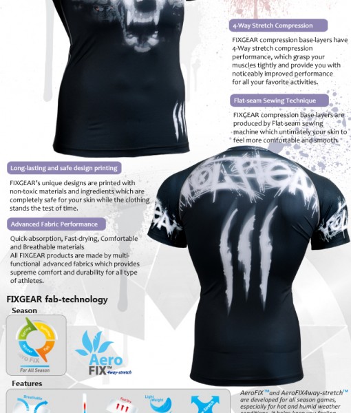 FIXGEAR CFS-18 Skin-tight Compression Base Layer Shirt - Image 3