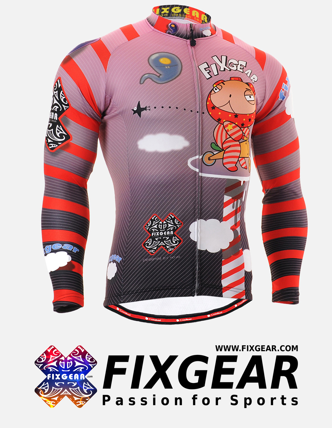 Hot Weather Long Sleeve Cycling Jersey