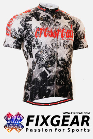 Orange Short Sleeve Cycling Jersey