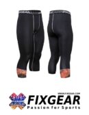 Mens Compression Gym Capri Leggings Pant
