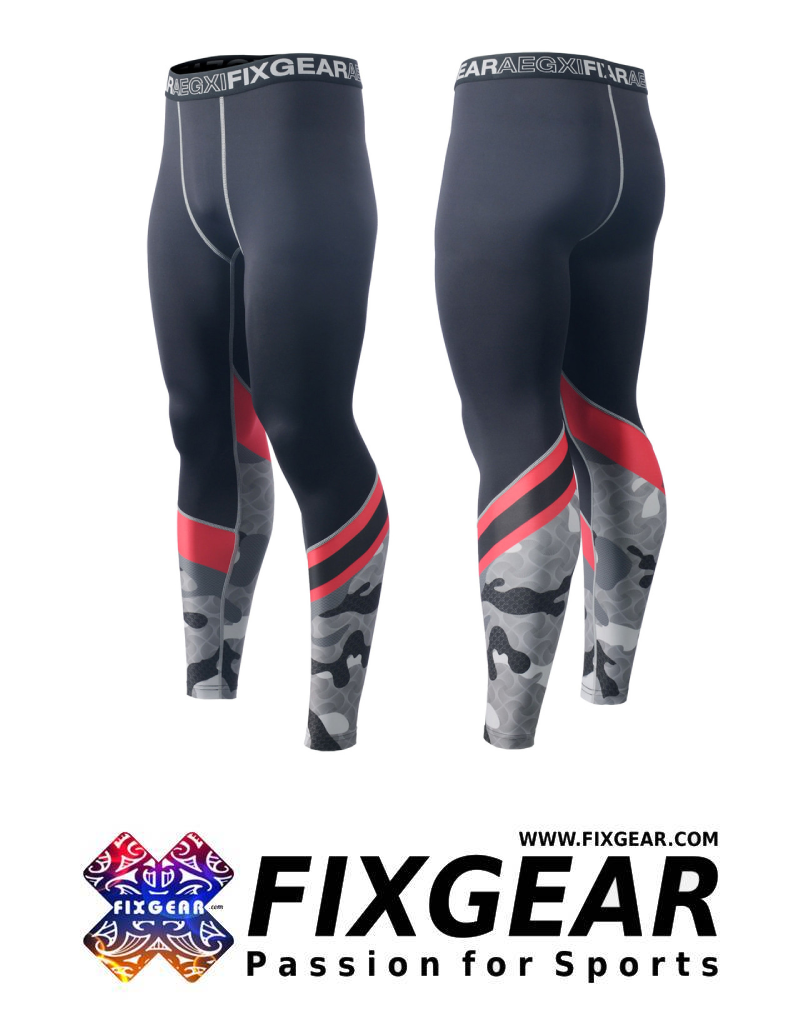 FIXGEAR FPL-M5 Compression Leggings Under Training Tights Base layer Pants MMA/UFC