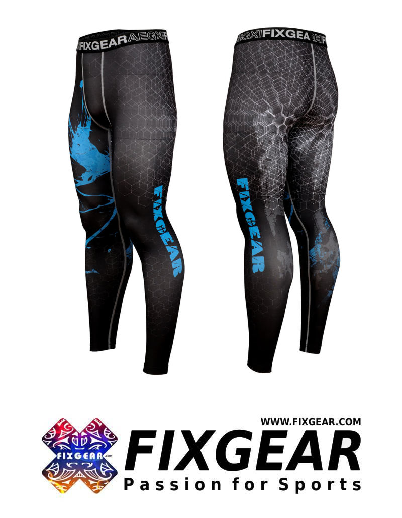 FIXGEAR FPL-S16 Compression Leggings Under Training Tights Base layer Pants MMA/UFC
