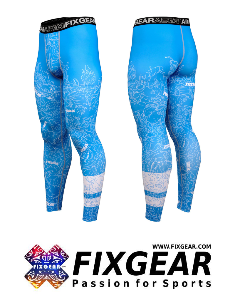 FIXGEAR FPL-S18C Compression Leggings Under Training Tights Base layer Pants MMA/UFC