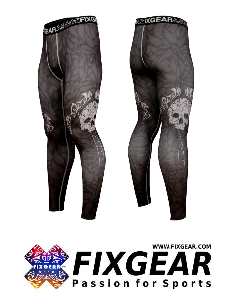 FIXGEAR FPL-S19B Compression Leggings Under Training Tights Base layer Pants MMA/UFC