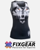 Compression Fit Sleeveless Shirt For Girl