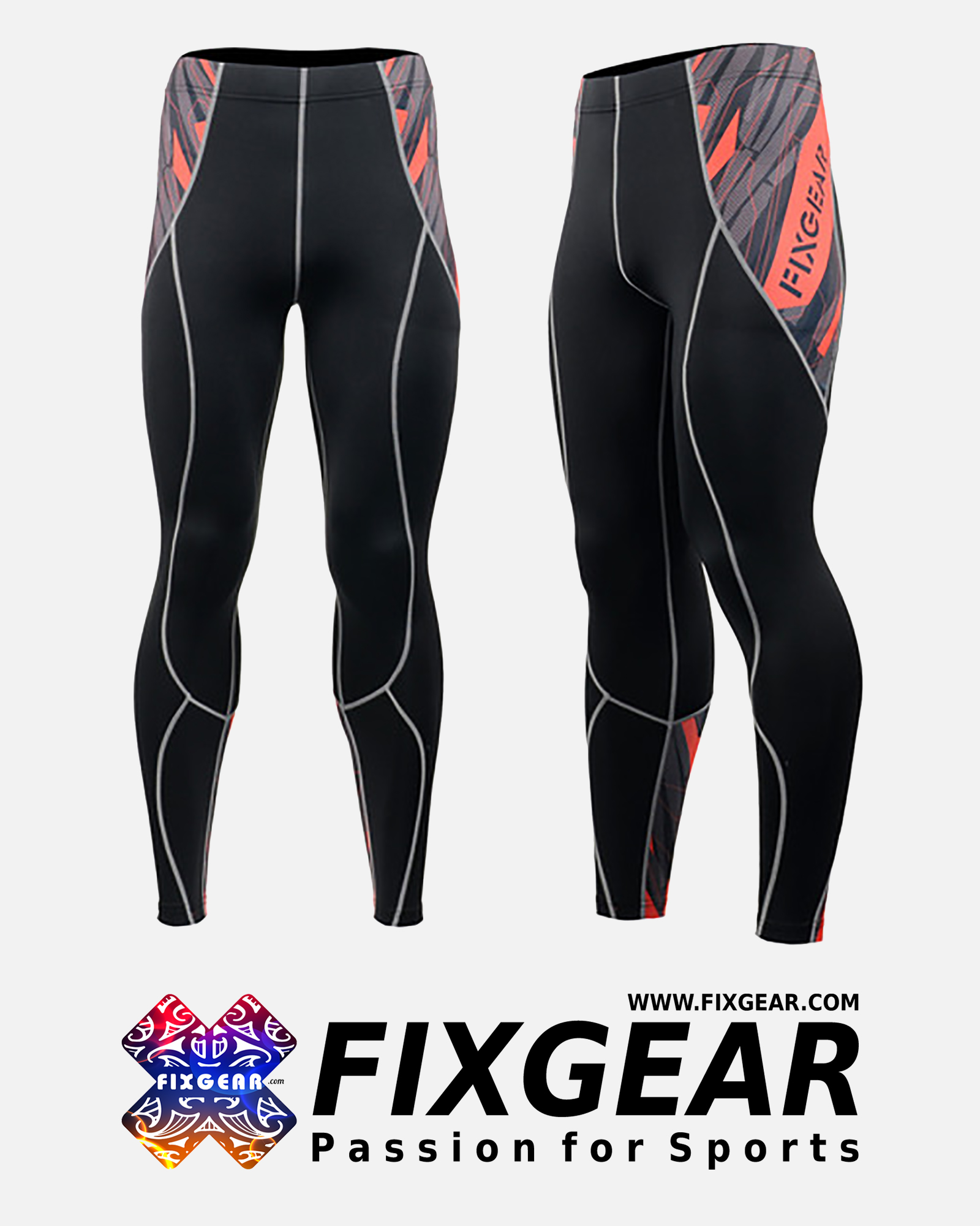 FIXGEAR P2L-B68 Compression Leggings Pants